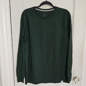 NWOT Russell Athletic Dark Green Long Sleeve Tee- L